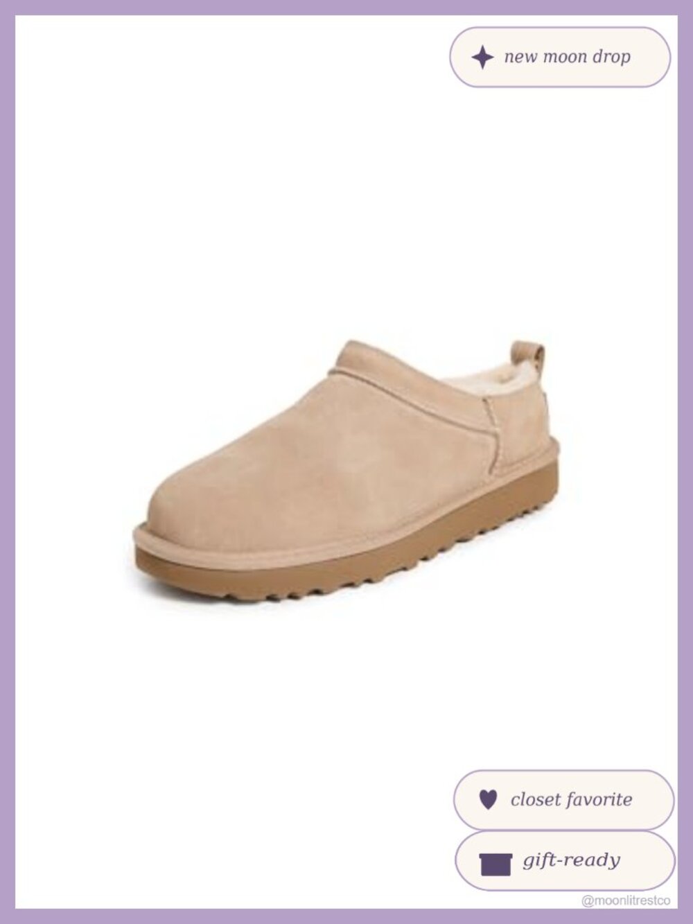 Suede Ankle Bootie with Sheepskin Lining and EVA Outsole